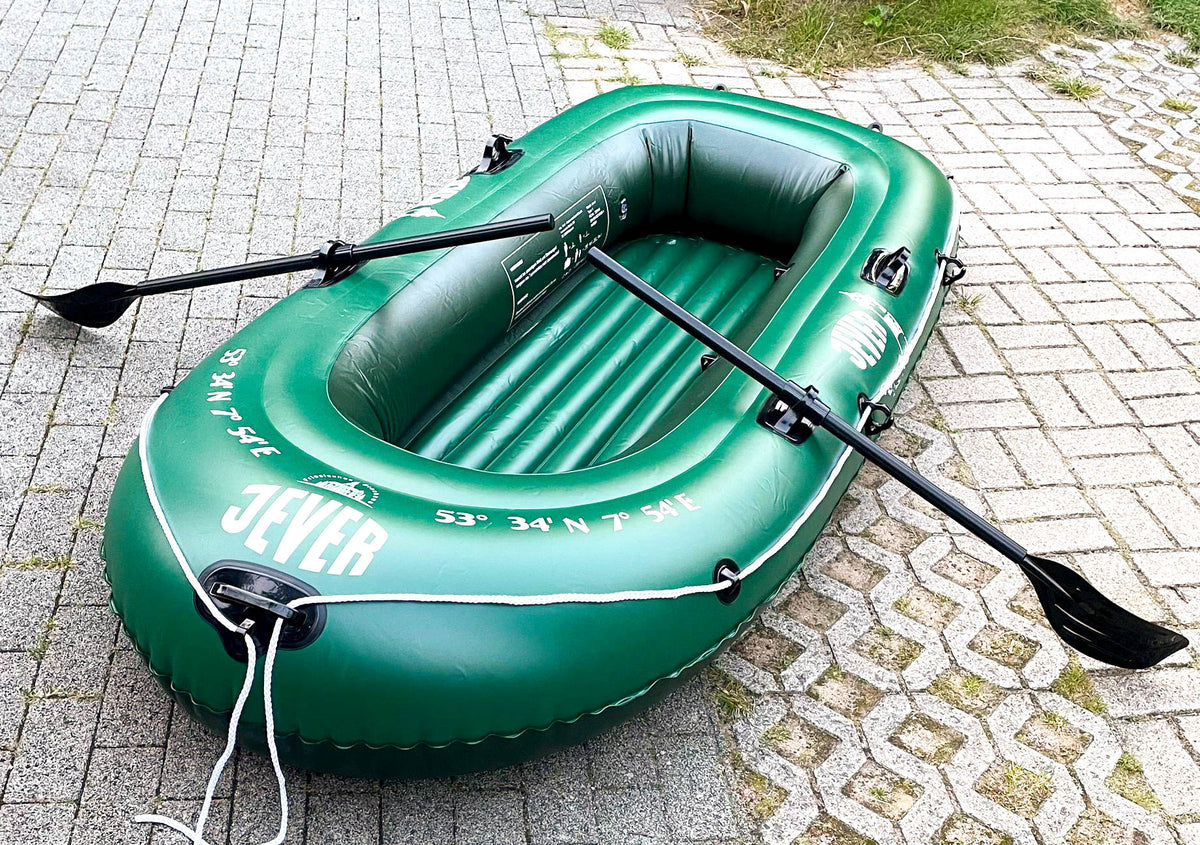Jever Birra Gommone da esterno Canoa a remi Barca a remi 3 persone Pagaia – Vista 2