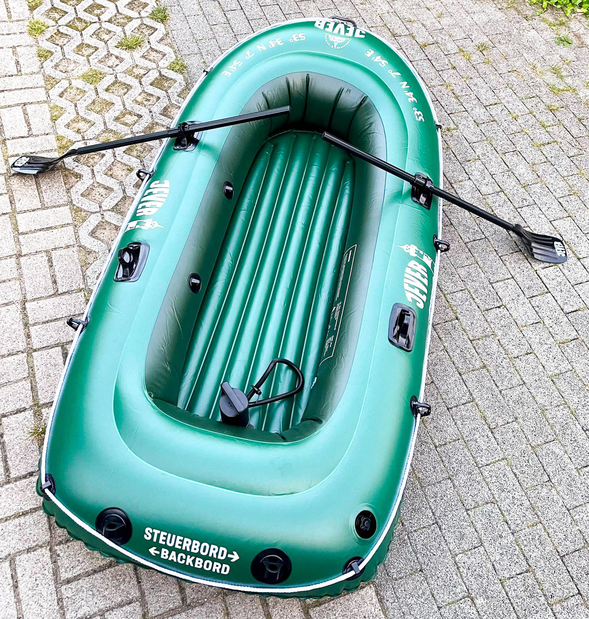 Jever Birra Gommone da esterno Canoa a remi Barca a remi 3 persone Pagaia – Vista 5