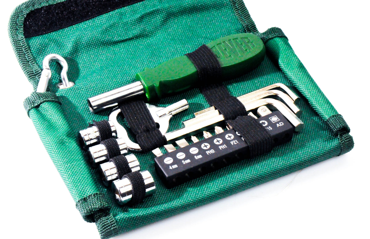 Set di utensili Jever Bier Borsa porta attrezzi Borsa porta cacciaviti 19 pezzi – Vista 3