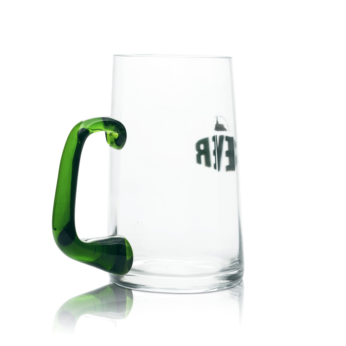 Jever Collezionista Bicchiere 0,4 l Birra Pils Bicchieri Manico verde Birrificio Fun Humpen – Vista 2