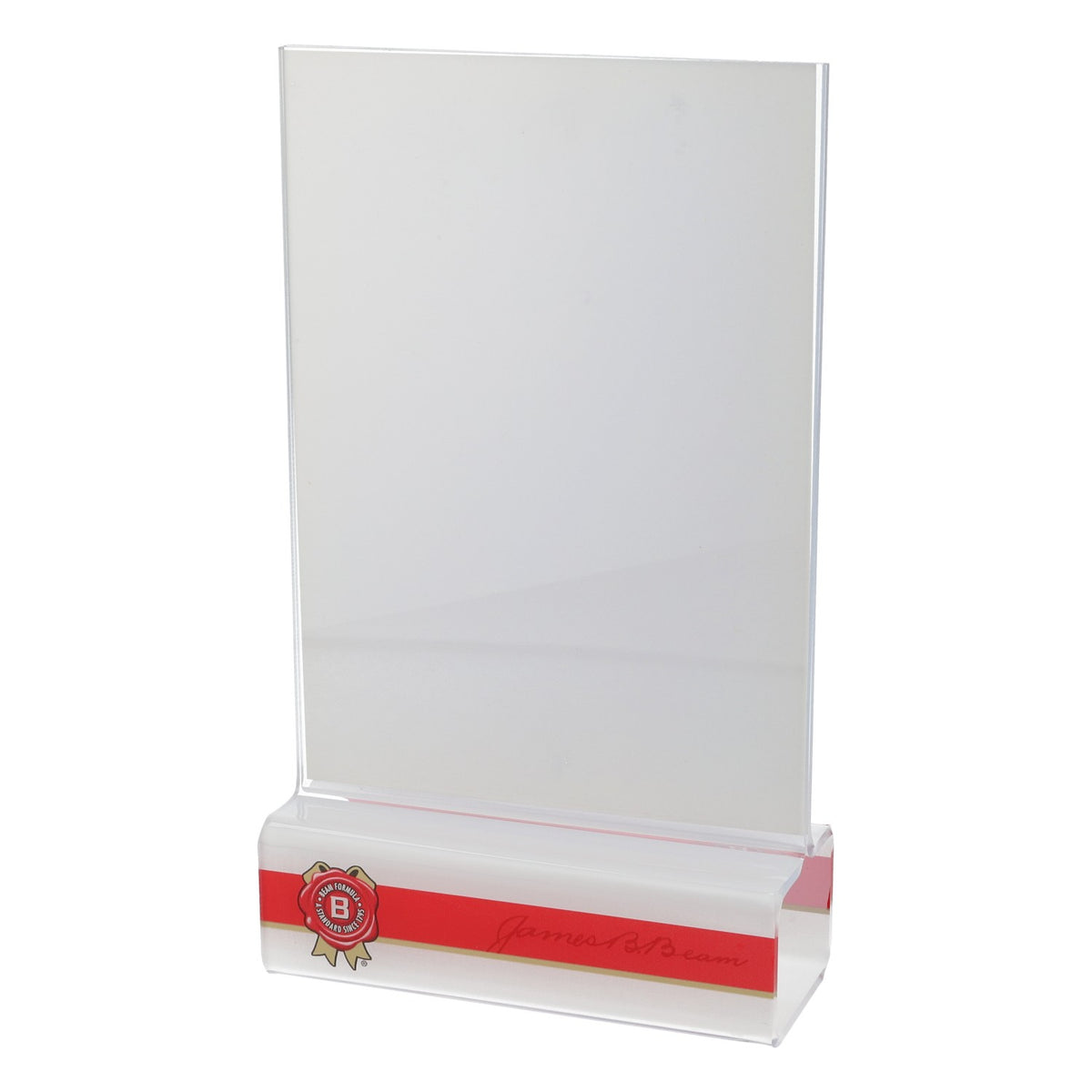 Jim Beam Whiskey Espositore da tavolo Portacarte bianco trasparente – Vista 4