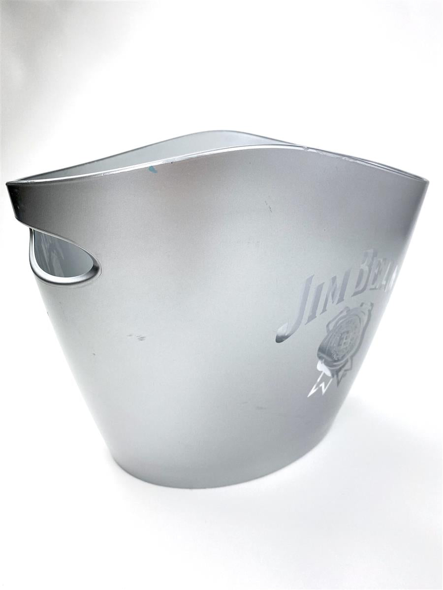 Jim Beam Whisky Raffredda bottiglie Contenitore per cubetti di ghiaccio Argento singolo senza LED – Vista 2