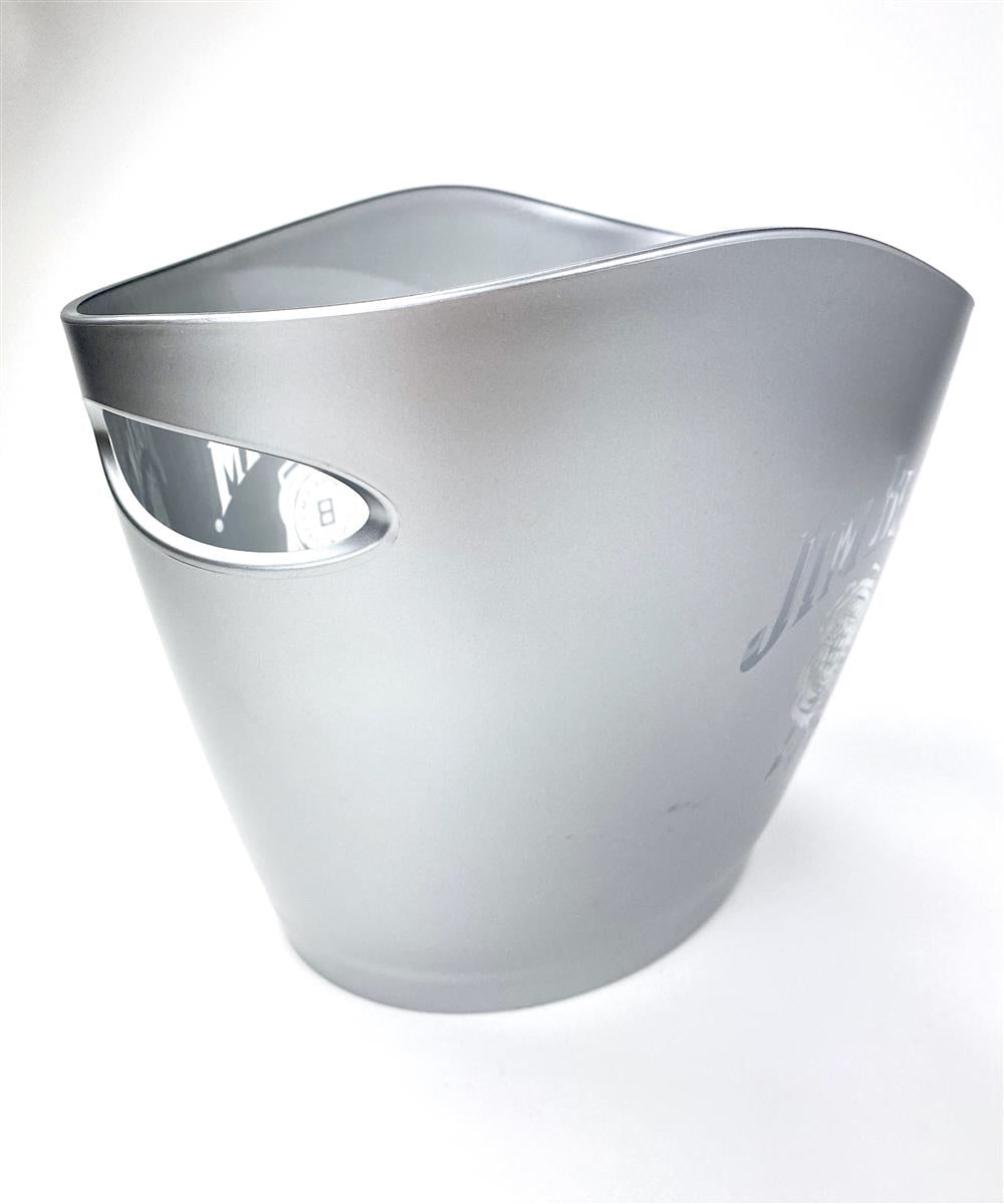 Jim Beam Whisky Raffredda bottiglie Contenitore per cubetti di ghiaccio Argento singolo senza LED – Vista 3
