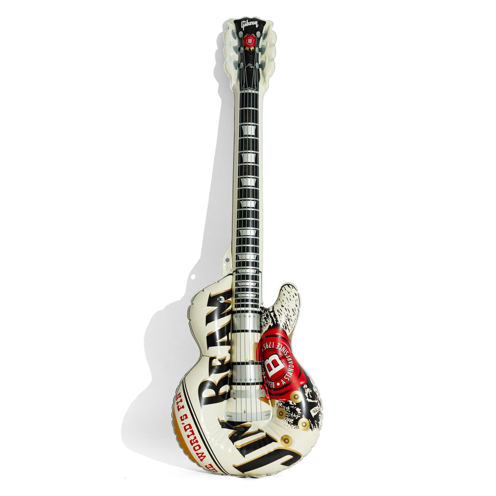 Jim Beam Whisky Chitarra gonfiabile Chitarra decorativa per feste Guitare Decorazione per feste