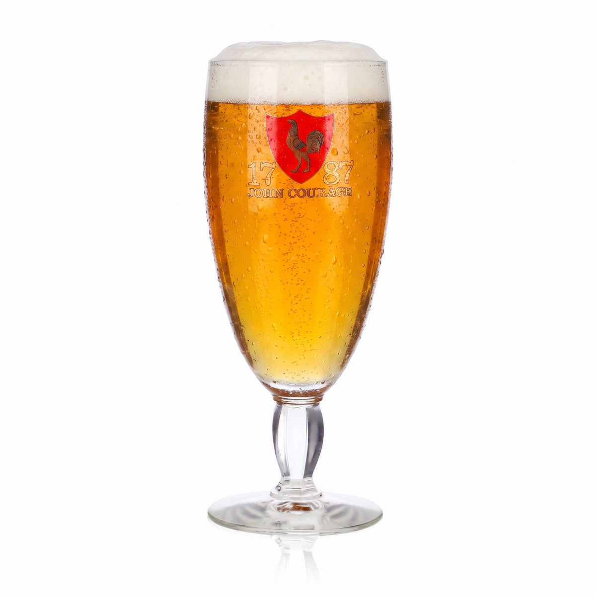 Bicchiere da birra John Courage da 0,25 l, modello "1787" Durobor