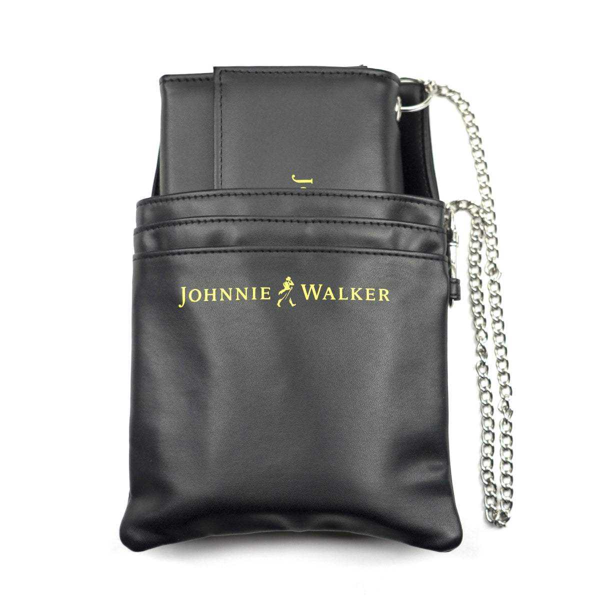 Johnnie Walker Portafoglio marsupio in pelle con catena per cameriere ristorante