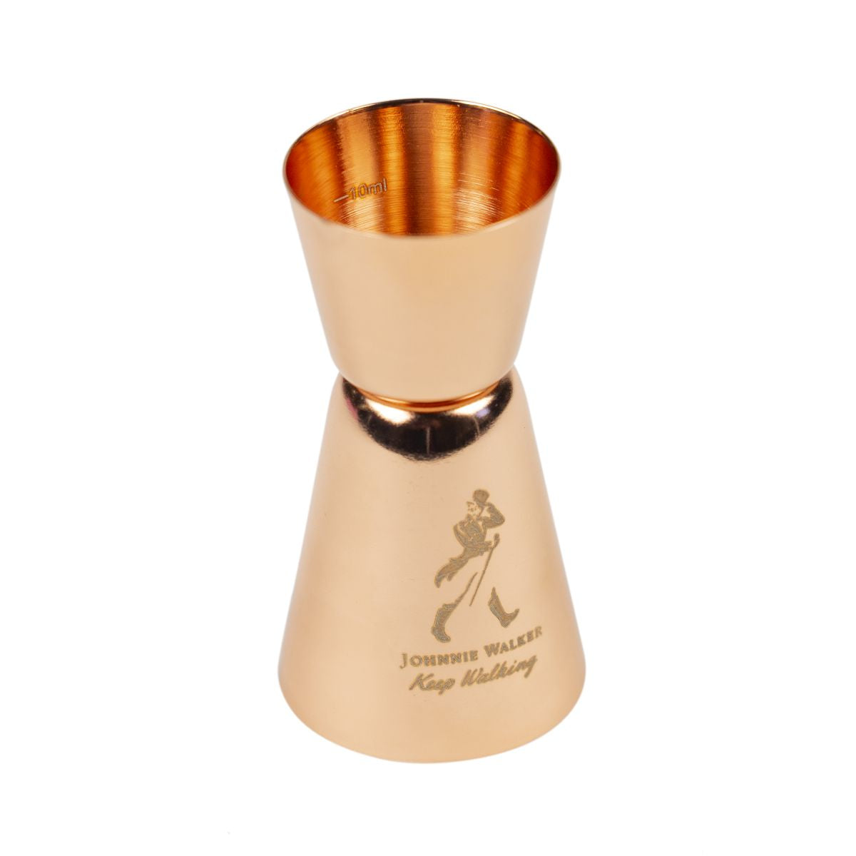 Misurino Johnnie Walker Jigger 30 ml/10 ml in rame Accessori da bar Bartool Mixology