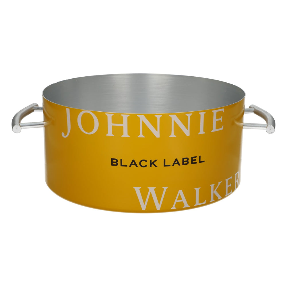 Johnnie Walker Whisky Secchiello per ghiaccio Ice Bucket Black Label giallo