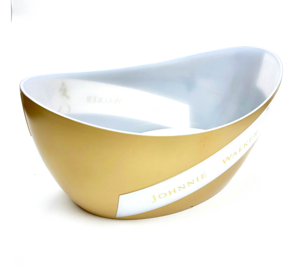 Johnnie Walker Whisky LED Raffredda bottiglie Contenitore per cubetti di ghiaccio Jeroboam Gold – Vista 2