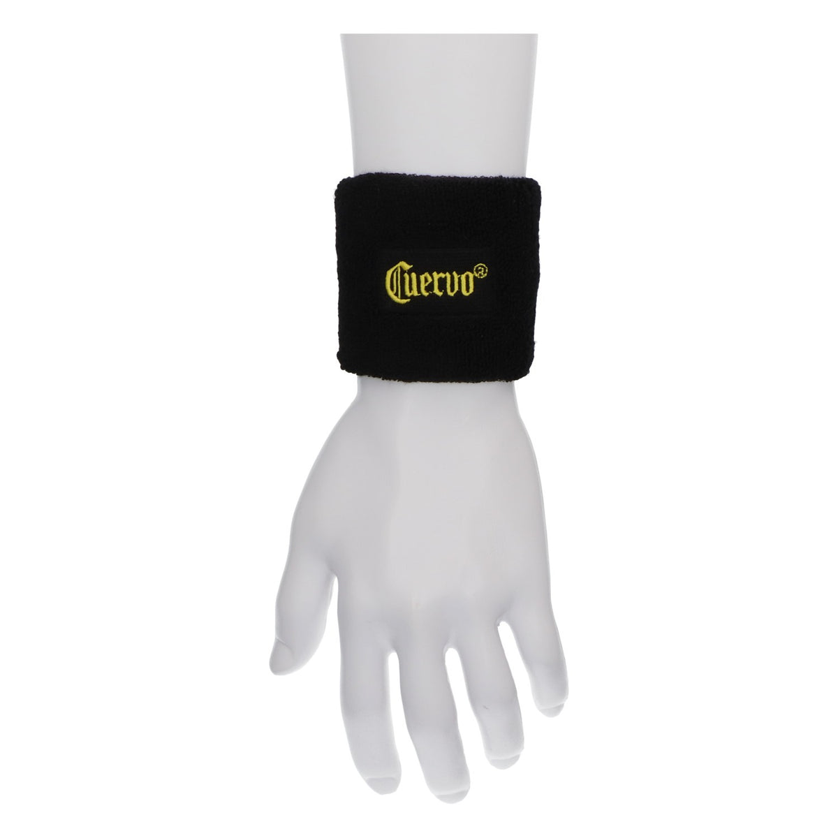 Braccialetto in stile fascia per la testa Jose Cuervo Tequila, nero con logo giallo, gadget per i fan – Vista 2
