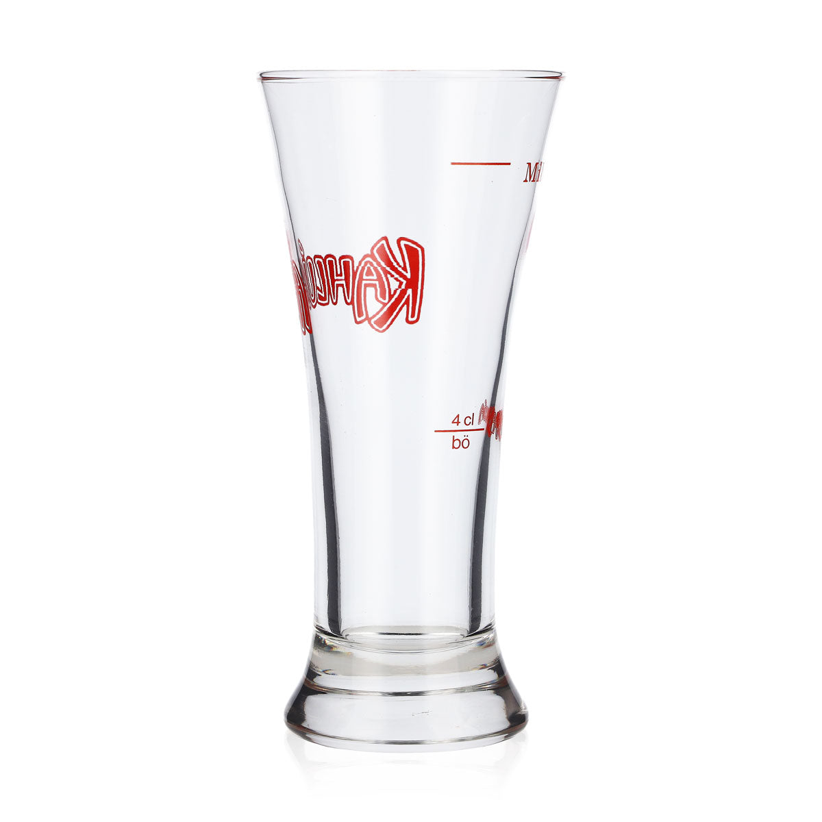 Kahlva Liquore Bicchiere da liquore 0,2 l Logo rosso 4 cl, latte Scala graduata – Vista 4
