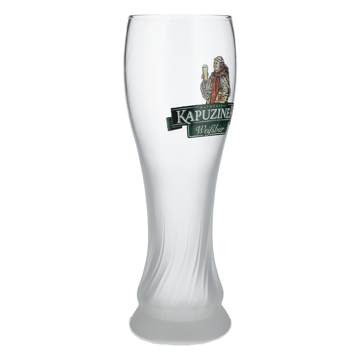Bicchiere da birra Kapuziner 0,5 l Bicchieri da birra Bicchiere da birra bianca Bicchiere in vetro opaco con fondo Sahm – Vista 2