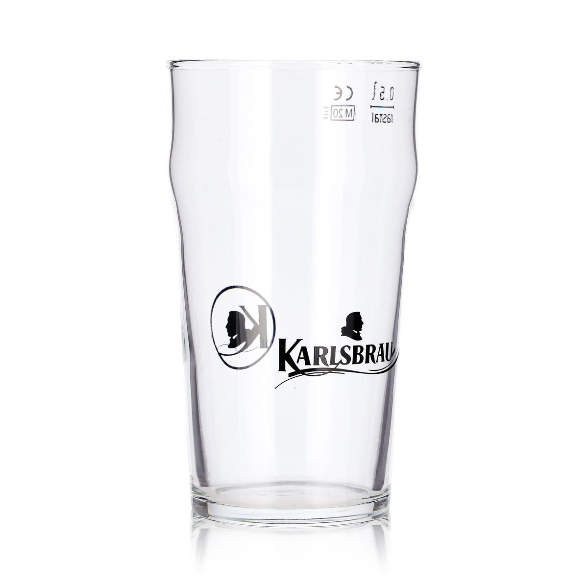 Bicchiere da birra Karlsberg da 0,5 l, bicchiere Karlsbräu Rastal – Vista 3