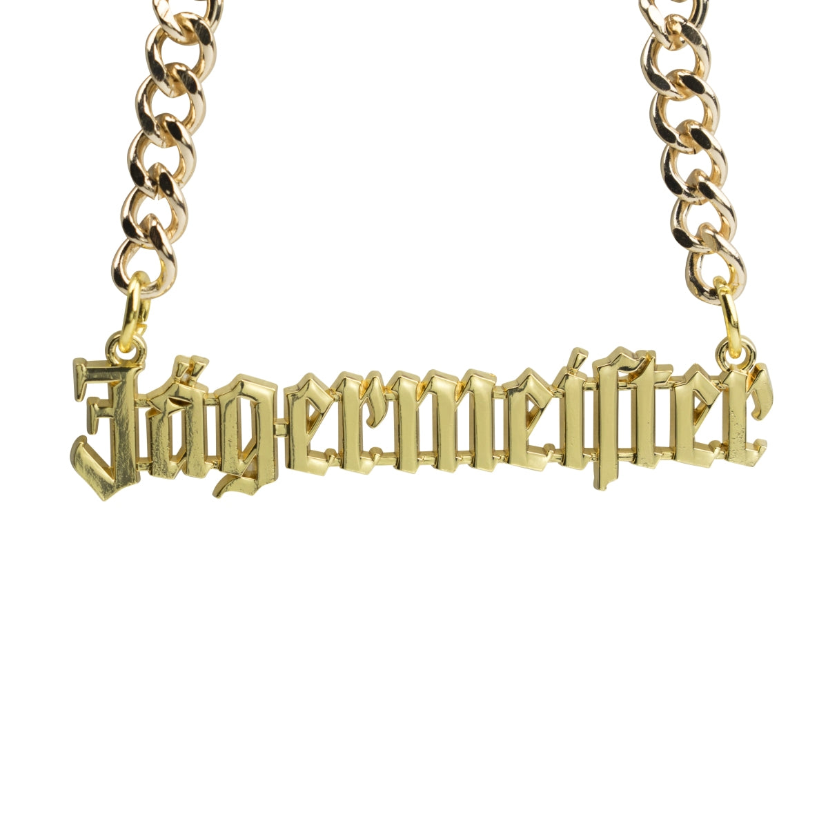 Collana Jägermeister Catena d'oro Collana Accessorio Gioielli Unisex Merch