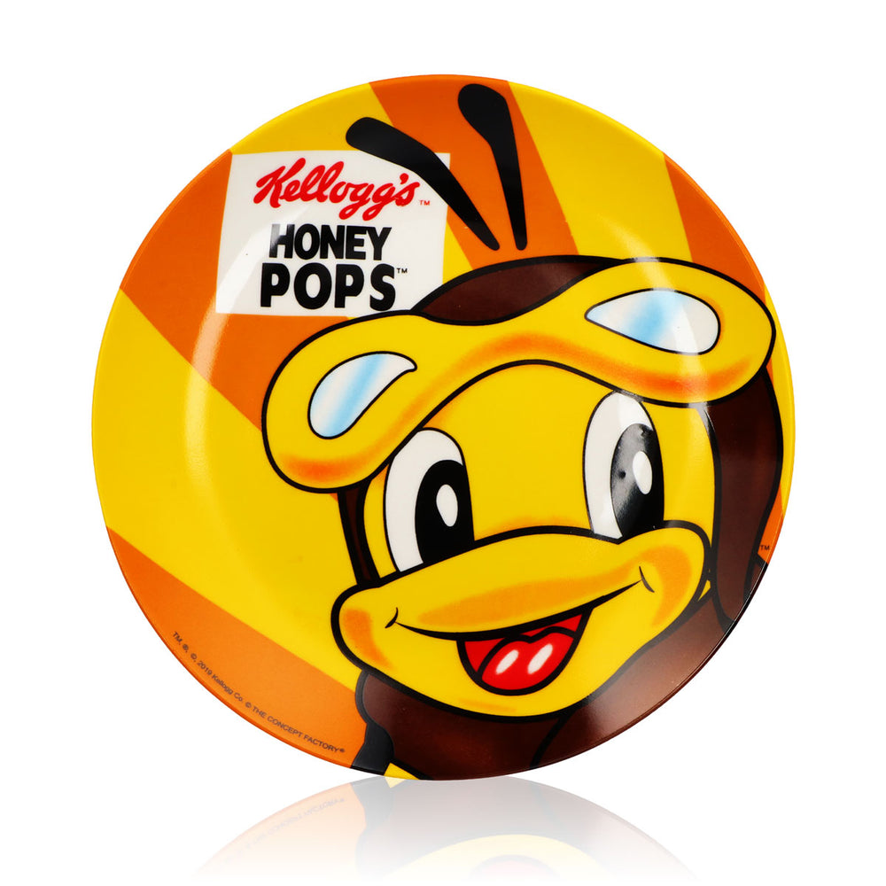 Muesli Kellogg's in barattolo Honey Pops Ape, piatto in ceramica da 20,5 cm