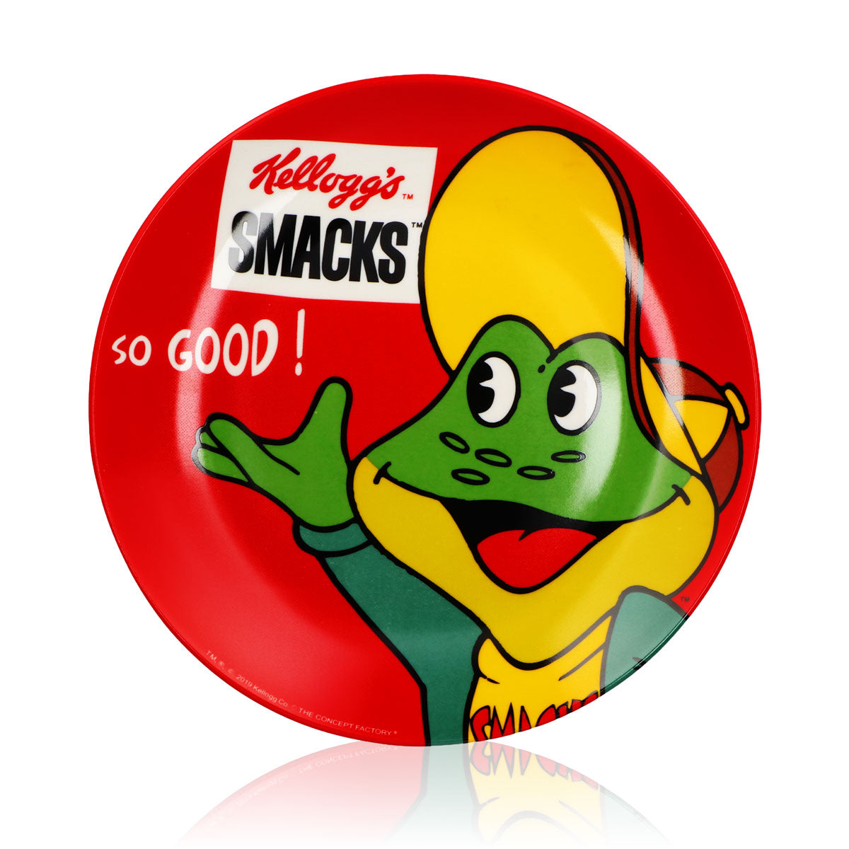 Piatto in ceramica da 20,5 cm con motivo "Smacks Frosch" di Kellogg's