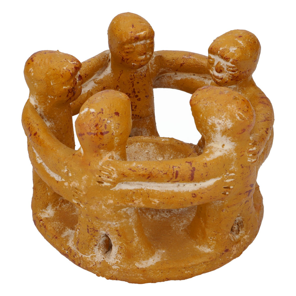 Ceramica Cerchio degli amici Portacandele Portacandele Portacandela 5 persone