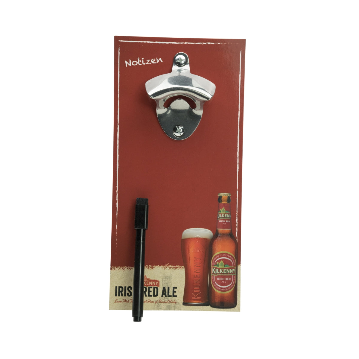 Kilkenny Birra Apribottiglie Apribottiglie a leva Apribottiglie da parete Scrivibile