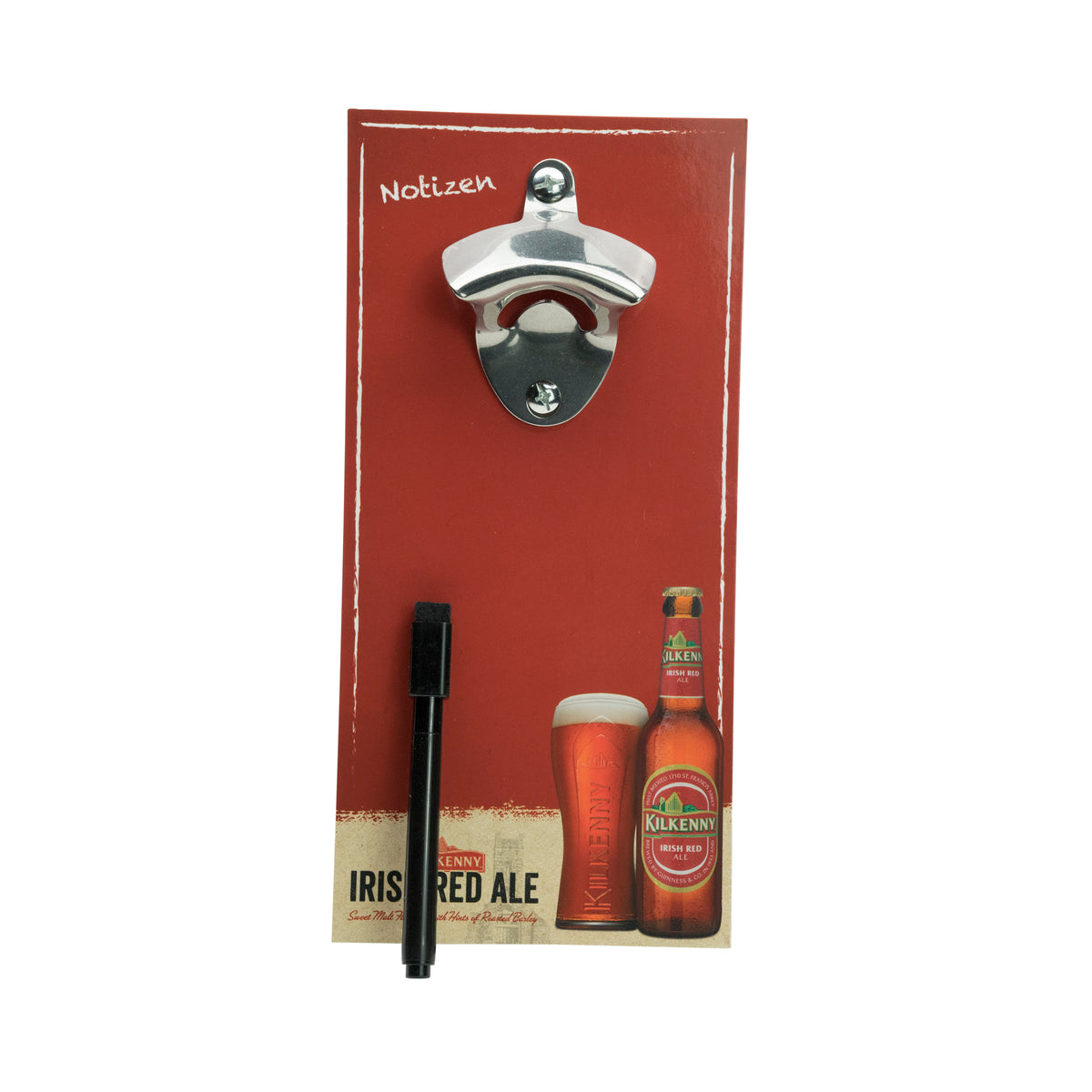 Kilkenny Birra Pacchetto tempo libero Set composto da apribottiglie, tagliere in legno, gioco dei dadi, barbecue – Vista 2