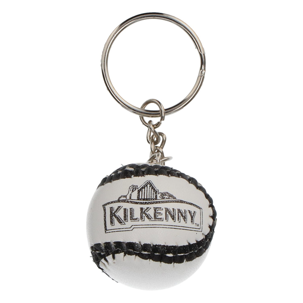 Portachiavi Kilkenny Beer con pallina da hurling in pelle