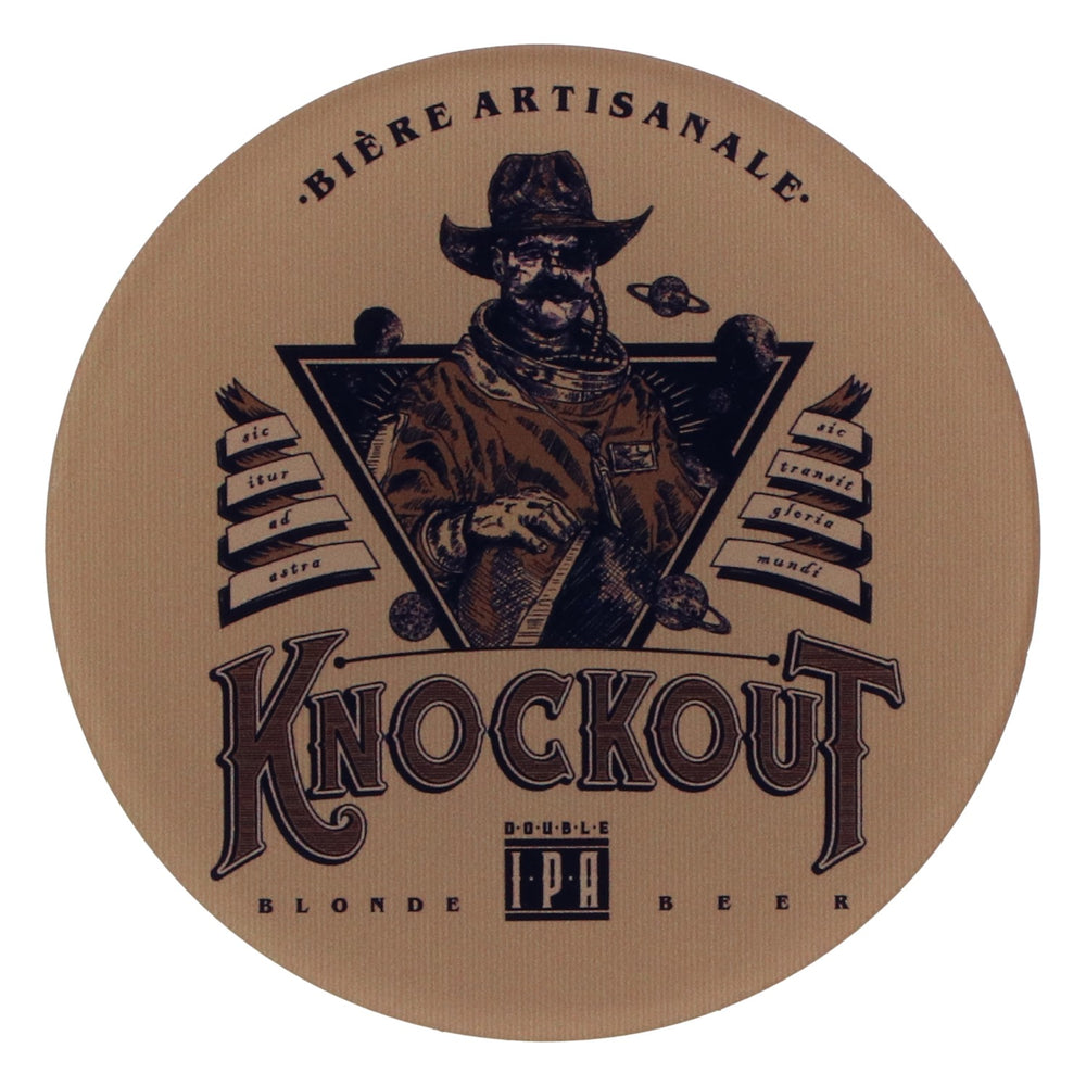 Knockout Birra Sottobicchiere Knockout Double Plat rotondo nuovo in plastica