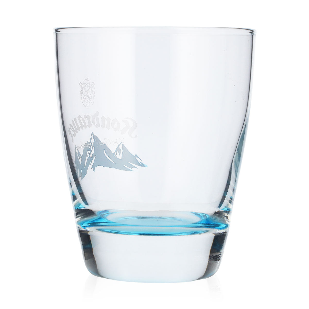 Bicchiere da acqua Kondrauer da 0,26 l con fondo blu e montagne blu – Bicchiere da collezione – Vista 3