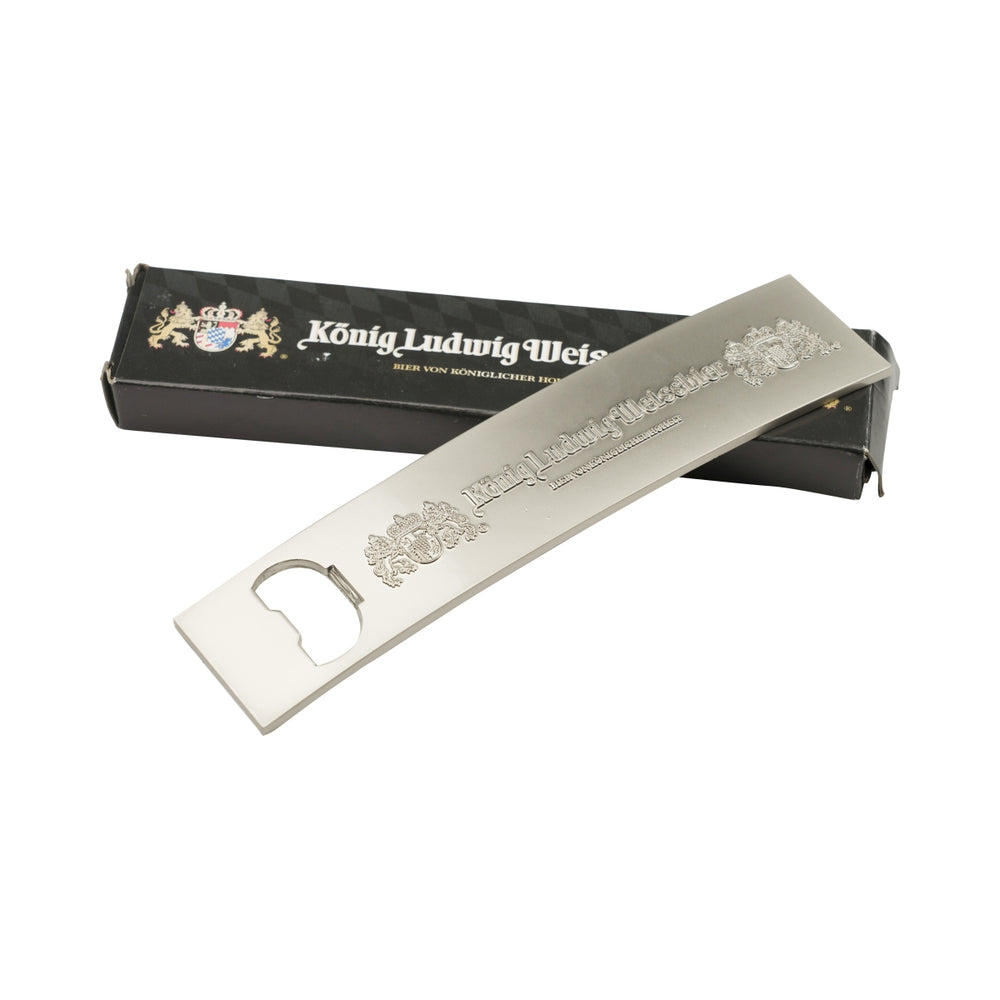 Apribottiglie König Ludwig Bier con rilievo Speed Opener, apribottiglie e tappo a corona Bar