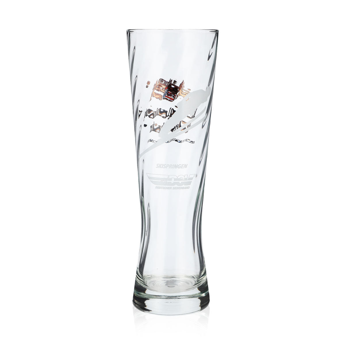 Bicchiere da birra "Re Ludovico", 0,5 l, bicchiere da birra bianca, edizione limitata con rilievo "Salto con gli sci" – Vista 3