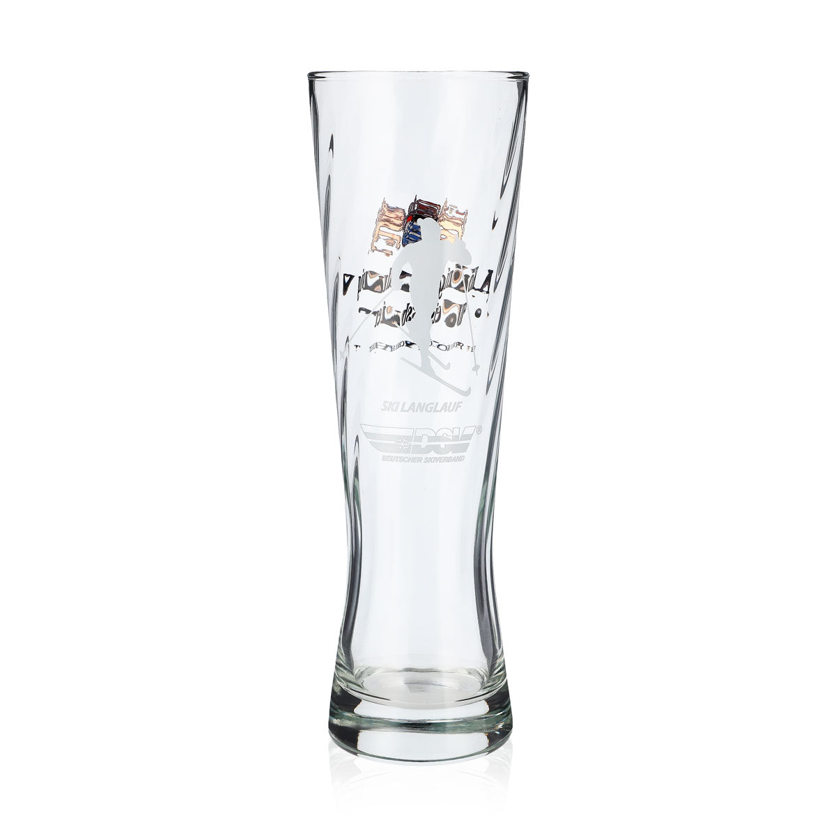 Bicchiere da birra "Re Ludovico", 0,5 l, bicchiere da birra bianca, edizione limitata con rilievo "Sci di fondo" – Vista 3