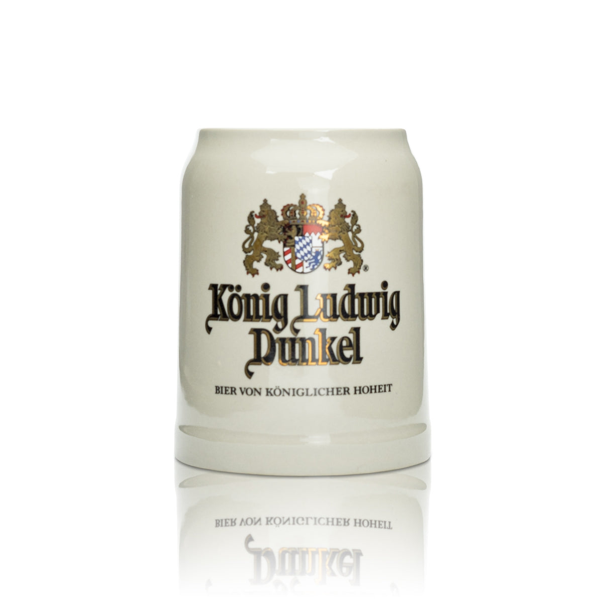 Boccale da birra König Ludwig in terracotta 0,5 l Pils scura Bicchiere Seidel chiaro con manico Bicchieri
