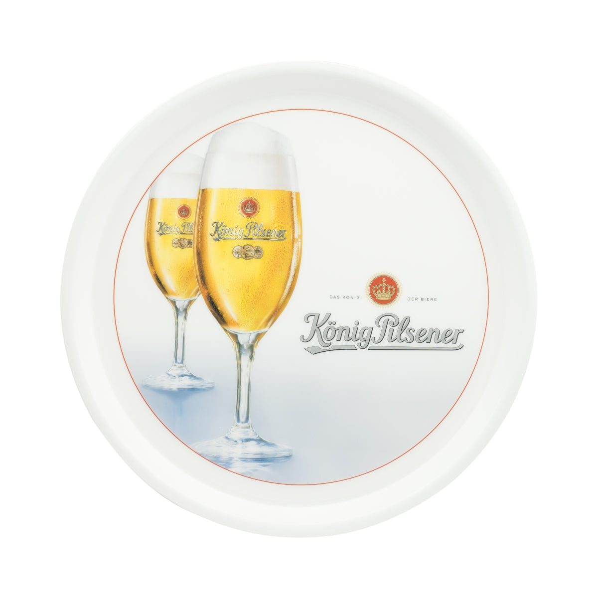 Vassoio per birra König Pilsener 37 cm Vassoio da portata Gastro Bicchieri Cameriere Antiscivolo
