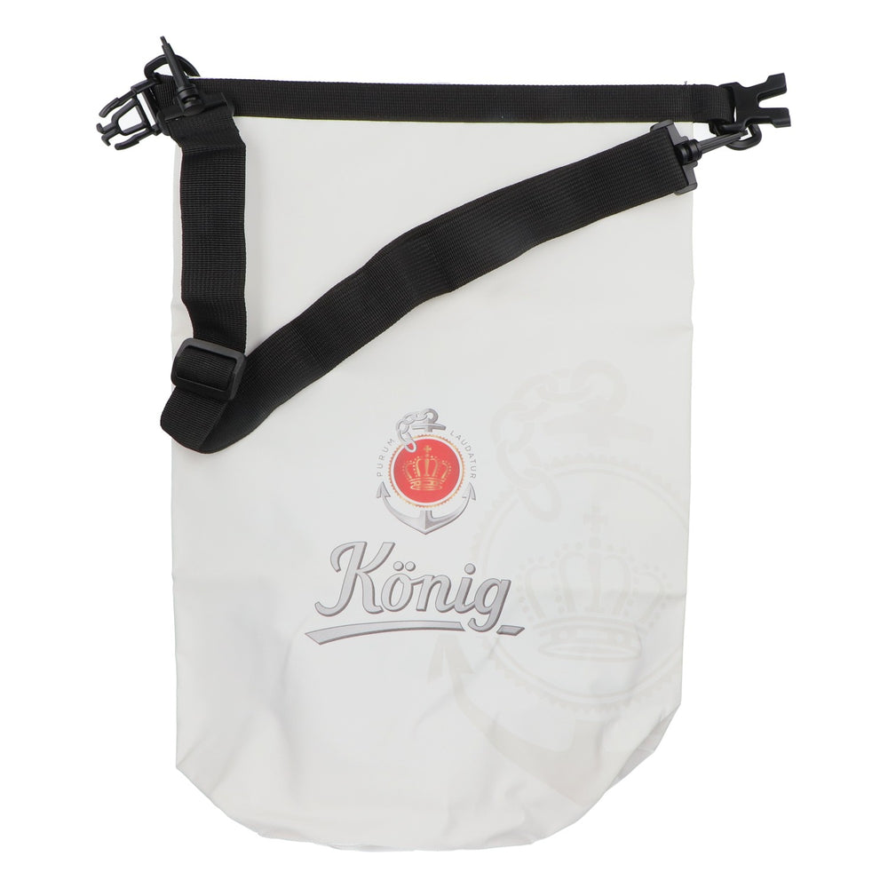 Borsa per birra König Pilsener Zaino impermeabile Drybag bianco 20 l