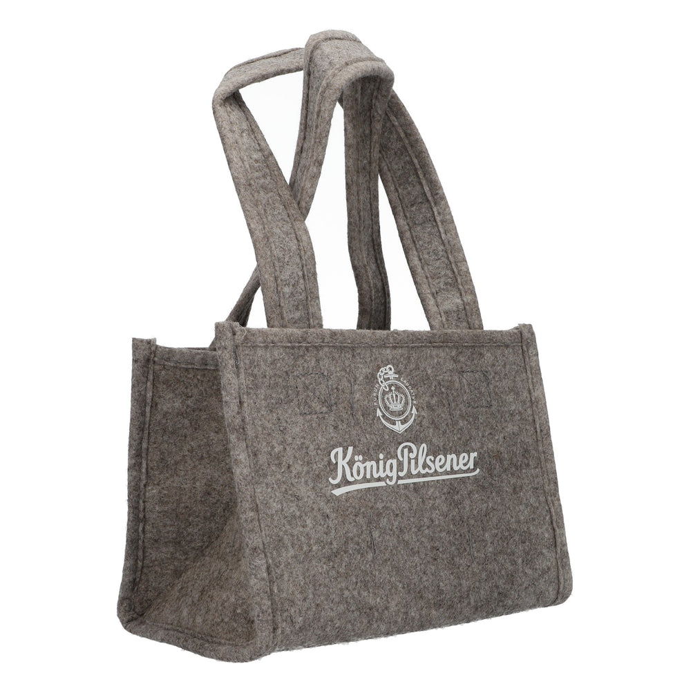 Borsa per birra König Pilsener Portabottiglie Portabottiglie in feltro Vassoio per birra