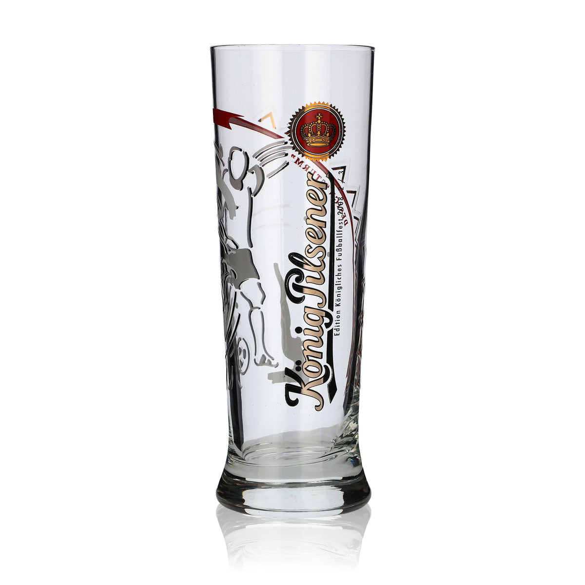 Bicchieri König Pilsener Edizione Calcio 2008 "Sturm" Bicchieri da birra Stange Pokal – Vista 2