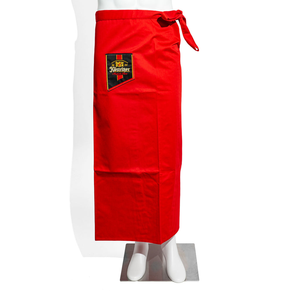 Grembiule da cameriere Köstritzer Bier Grembiule da bistrot Servizio Grembiule da bistrot rosso