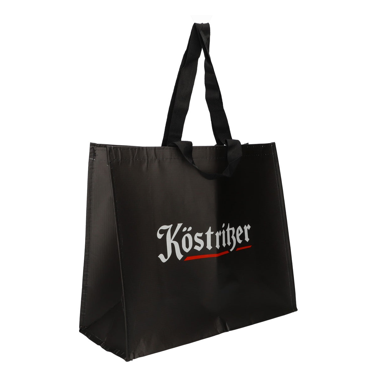 Borsa da trasporto per birra Köstritzer XXL, borsa della spesa nera, articoli per tifosi, robusta – Vista 2