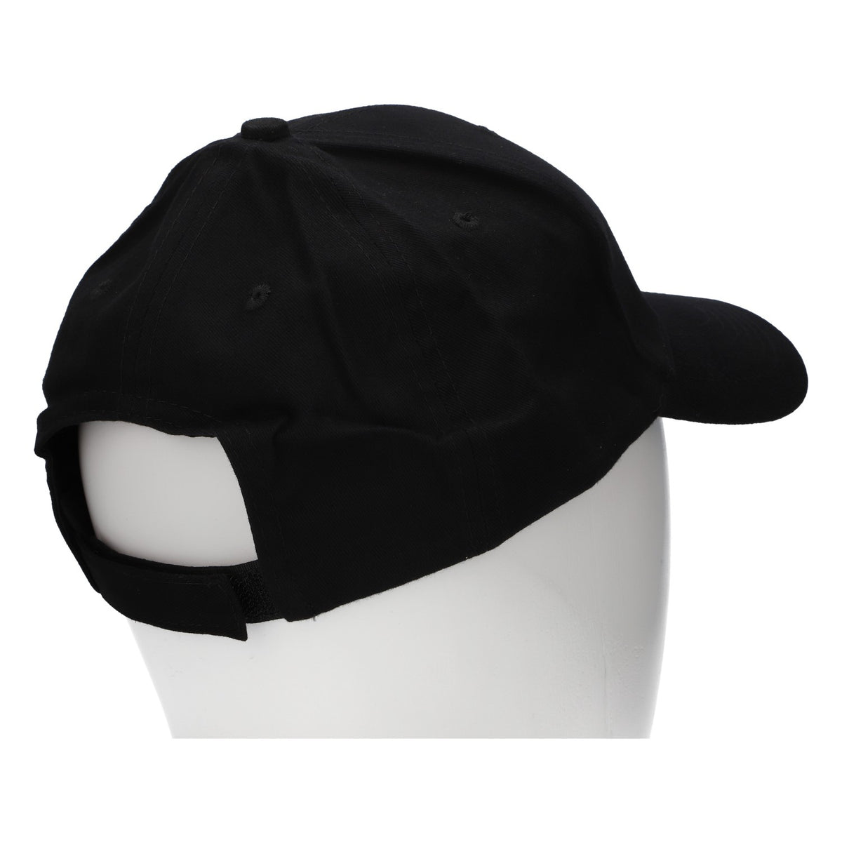 Cappellino da baseball Kraft Bulls-Eye con visiera, nero, regolabile, in cotone – Vista 4