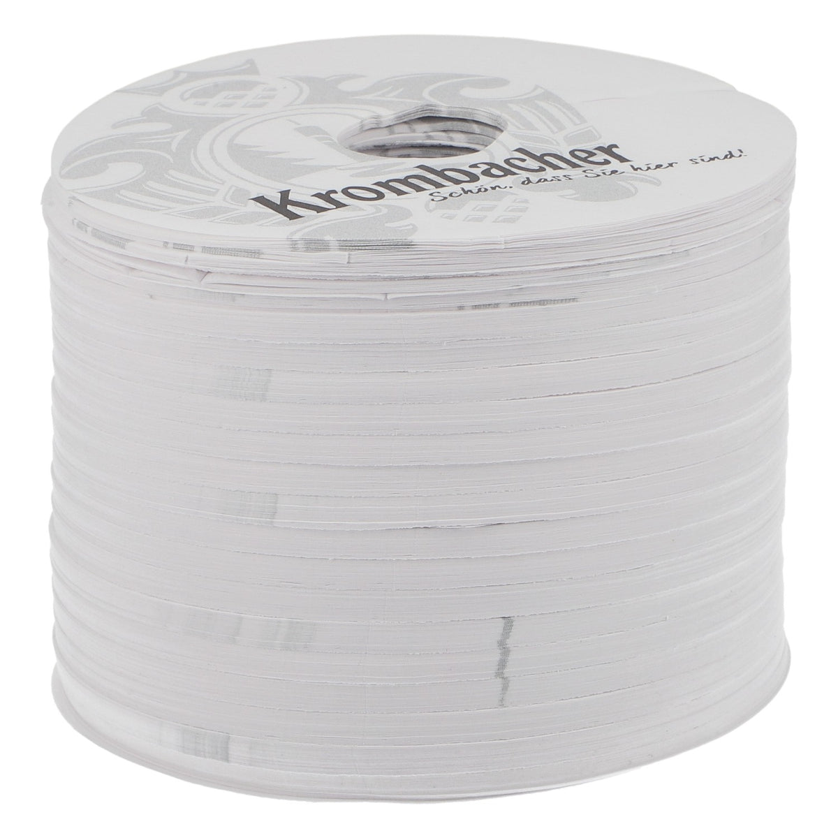 Krombacher Birra Sottobicchiere Tovaglietta di carta nuova bianca Sottobicchiere Coaster – Vista 2
