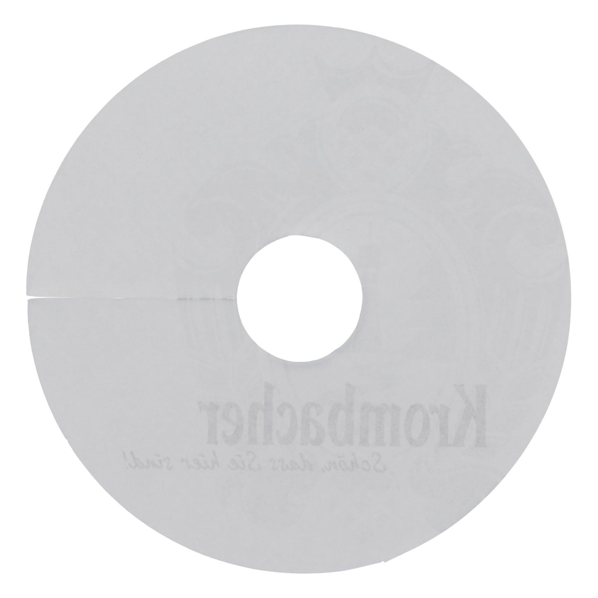 Krombacher Birra Sottobicchiere Tovaglietta di carta nuova bianca Sottobicchiere Coaster – Vista 4