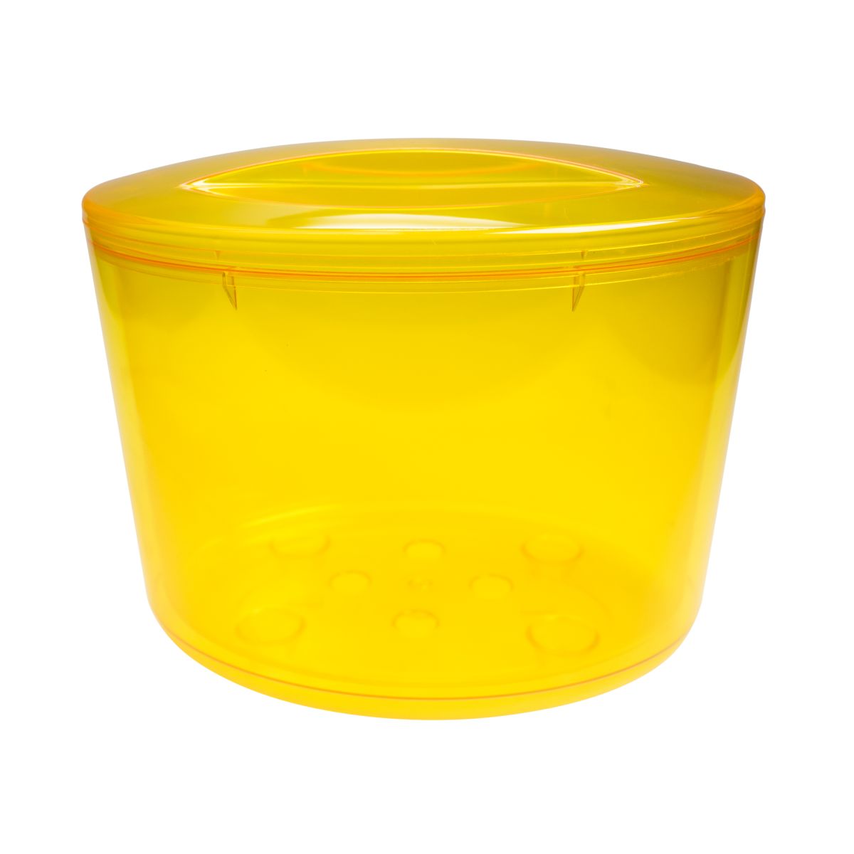 Refrigeratore per bottiglie Contenitore per ghiaccio giallo con coperchio Refrigeratore per bevande Ghiacciaia – Vista 2