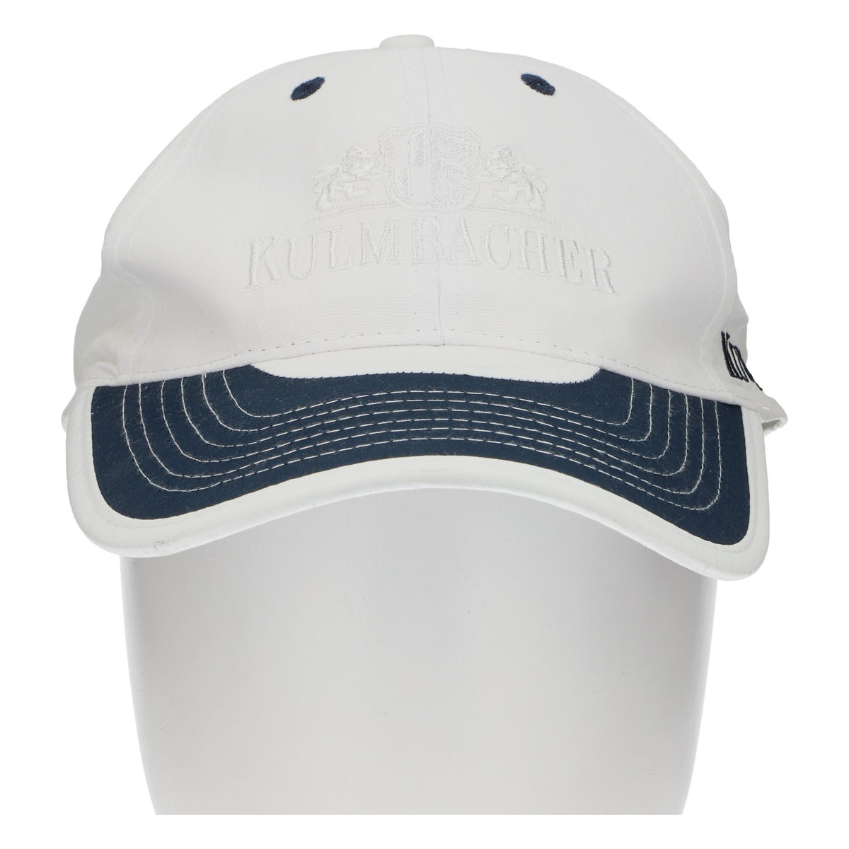 Cappellino da baseball Kulmbacher Reichelbräu, bianco/blu, regolabile – Vista 2