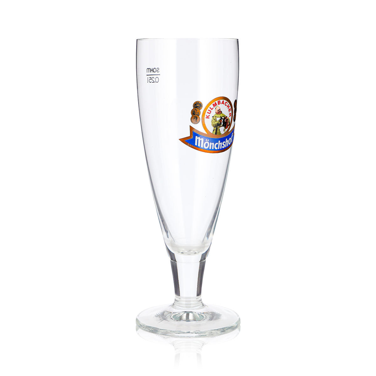 Bicchiere da birra Kulmbacher Reichelbräu da 0,25 l, modello “Pokal Mönchshof Sahm” – Vista 3