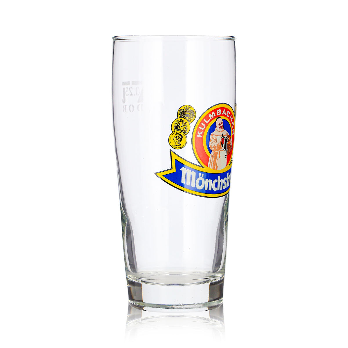 Bicchiere da birra Kulmbacher Reichelbräu da 0,25 l, modello Willi-Becher Mönchshof – Vista 3