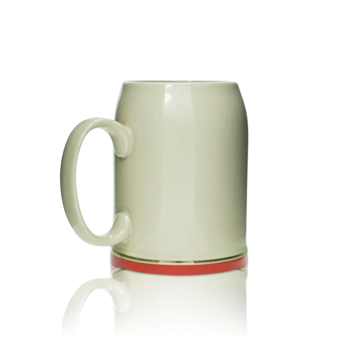 Boccale da birra Kulmbacher Reichelbräu in vetro da 0,83 l, boccale in terracotta, boccale Seidel, bicchieri da collezione – Vista 2