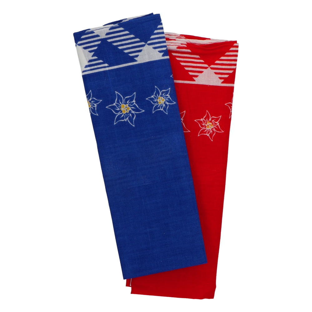 Set di sciarpe tradizionali Kulmbacher Reichelbräu blu/rosso - Accessorio per la birra