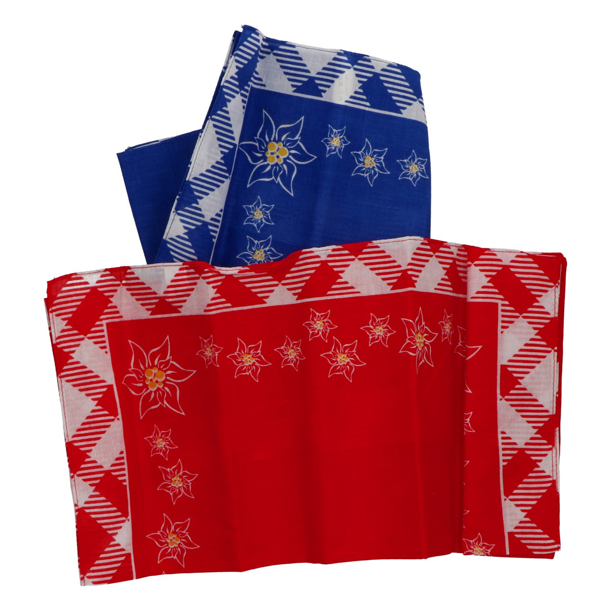 Set di sciarpe tradizionali Kulmbacher Reichelbräu blu/rosso - Accessorio per la birra – Vista 2