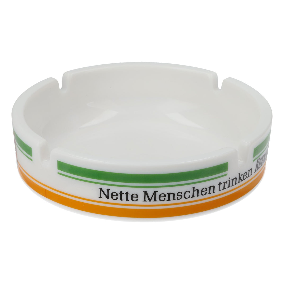 Porta cenere Kümmerling Liquore "Persone simpatiche..." 14 cm Bianco Grande Ceramica – Vista 2