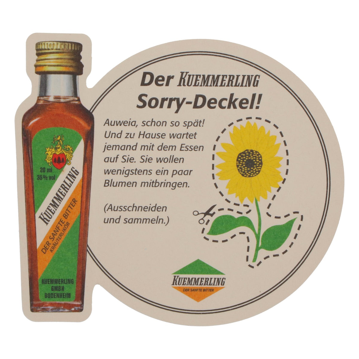 Sottobicchiere Kümmerling Liquore Sottobicchiere Sorry