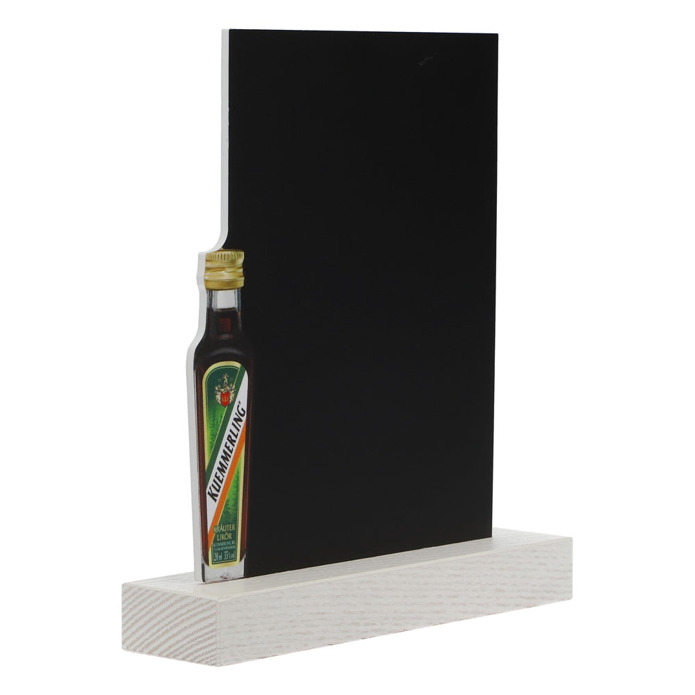 Kümmerling Liquore Lavagnetta Mini, espositore da tavolo nuovo in legno nero