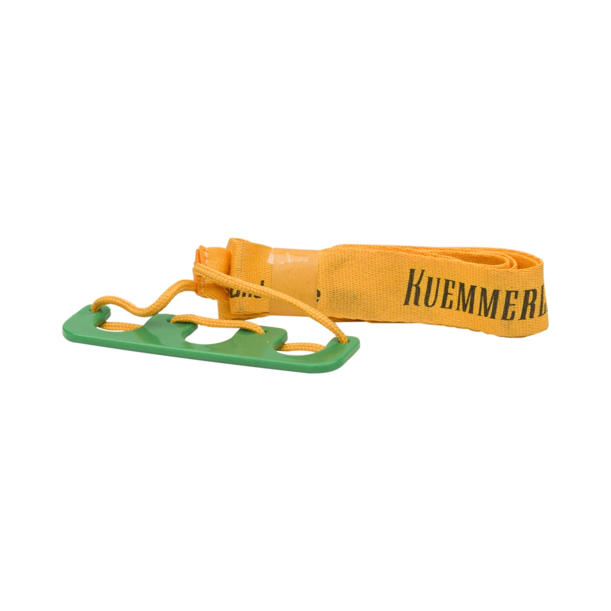 Kümmerling Liquore Laccetto arancione/verde Supporto per 3 bottiglie Laccetto da appendere al collo